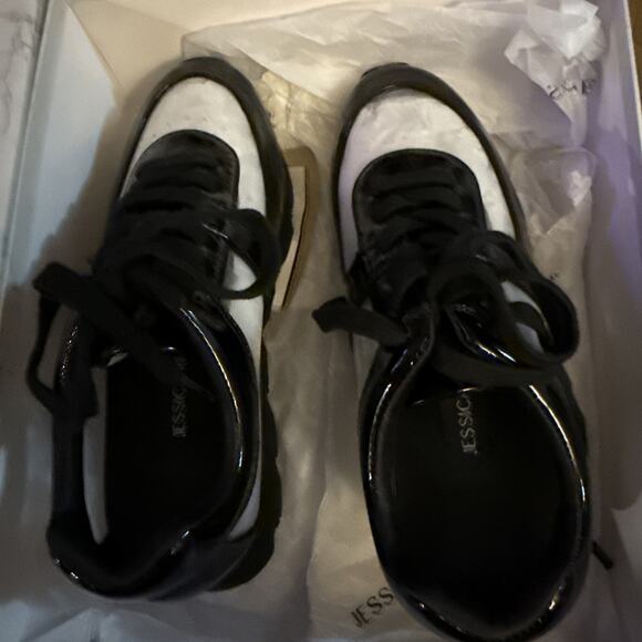 Jessica Simpson Transparent Sneakers Black In Size 37 - Picture 9 of 10